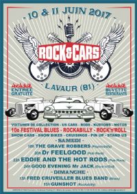 Festival ROCK’&’CARS à Lavaur (81) les 10 et 11 juin 2017. Du 10 au 11 juin 2017 à LAVAUR. Tarn.  13H00